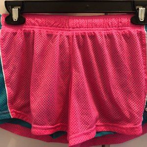 Pink Mesh Adidas Athletic Shorts